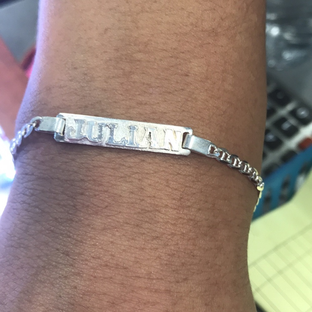 Brazalete de bebé de Plata 925 italiana